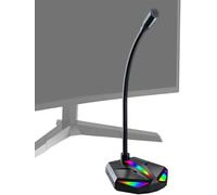 generisch Microphone pour PC | Équipement audio domestique réglable avec suppression du bruit - Microphone d'enregistrement | Pour enregistrement, jeux, discuter, home studio, diffusion, podcasting