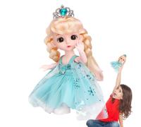 Generisch Mignonne | 13 articulations articulées en polypropylène - Jouet d'habillage pour Fille - en PVC - 6,3 Pouces - Cadeau de Dol animé - Jouet de Princesse pour Petite Fille