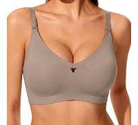 Generisch Milchauffangschalen Soutien-gorge d'allaitement sans armatures | (Gris, M)