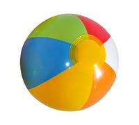 Generisch Mini ballons de plage gonflables - 12 cm - Couleurs arc-en- - Décorations de fête d'été - Pour extérieur, jardin, piscine, eau, Hawaï, fêtes d'anniversaire, carnaval