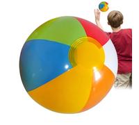 Generisch Mini ballons de plage gonflables - 12 cm - Couleurs arc-en- - Jouet de plage pour - Pour extérieur, jardin, piscine, eau, Hawaï, fêtes d'anniversaire, carnaval