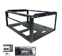 Generisch Mini boîtier PC - Boîtier d'ordinateur de bureau, châssis à monter soi-même, design compact de boîtier de composants | Création de contenu de bureau en streaming, station de travail de