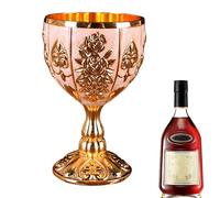 Generisch Mini calice, mini verre à vin - 30 ml - Coupe européenne en de zinc - Gobelet à vin pour bière, cocktail, whisky, ornements rétro pour le bar de la maison, mariage, cadeau de calice