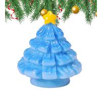 Generisch Mini décoration de sapin de Noël | Sculpture créative en résine pour la table, mini figurines de sapin de Noël pour le bureau - Pour étagère, fête, chambre à coucher, étagère intérieure