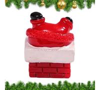 Generisch Mini figurine de Père Noël - Décoration de Noël miniature pour table - Décoration de Noël à collectionner pour tableau de bord de voiture - Table de chevet - Décoration de tableau de bord de