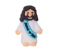 Generisch Mini figurine Jésus en résine - Design original - Figurine religieuse en caoutchouc « Love You » - Jouet pour enfants - École du dimanche et cadeaux de baptême - Mini décoration chrétienne