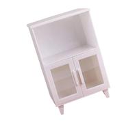Generisch Miniaturhaus Meuble modèle échelle Armoire à deux couches | Scènes réalistes pour chambre à coucher, cuisine, salon, petites maisons, maisons de poupée, accessoires photo