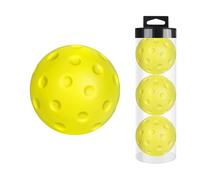 Generisch Mir Lot de 3 balles de pickleball d'intérieur - Forêt de pickleball assez chauffée par 74 mm - Maïs - Hollow et Sweet Cornichon Ball pour i