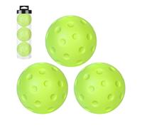 Generisch Mir Lot de 3 balles de pickleball d'intérieur - Forêt de pickleball assez chauffée par 74 mm - Maïs - Hollow et Sweet Cornichon Ball pour i