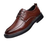 Generisch Mocassin Chaussures de costume pour homme Bout pointu élégantes et tendance Oxford Derby Chaussures unies à enfiler Semelle souple Chaussures d'affaires confortables Chaussures d'affaires en