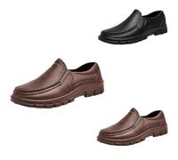 Generisch Mocassins à enfiler pour homme - Légères et douces - Chaussures plates - Chaussures d'affaires confortables - Sans lacets - Chaussures de loisirs pour robe - Travail d'affaires - Bureau
