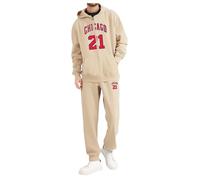 Generisch Mode Automne et Hiver Hommes Femmes Décontracté Lettres Imprimées Ensemble Sweat à Capuche Sport Manches Longues Ma Commande Chez, kaki, L