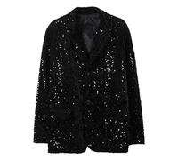 Generisch Mode pour homme avec paillettes pour le printemps, costume de scène, manteau de performance, personnalité, apparition brillante