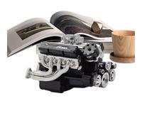 Generisch Modèle de moteur - Design créatif V8 en résine - Ornement 3D - Modèle de voiture décoratif - Décoration de bureau - Objet de collection - Pour les amateurs de voitures, pour bureau et espace