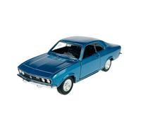 Generisch Modèle de voiture compatible avec Opel Manta A 1970 Bleu ca 1/34-1/39 Métal Modèle de voiture en boîte