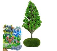 Generisch Modèle ferroviaire paysager arbres - Train, paysage, architecture, accessoires de modélisme, accessoires de jardin miniature, vert pour projets de bricolage