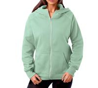 Generisch Mon compte Mes commandes - Pull à capuche avec fermeture éclair, sweat-shirt, poche d'automne, vêtements d'hiver, pull à capuche court pour femme, Gn2, L