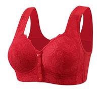 Generisch Mon panier à bandoulière pour femme, sans fil, dos nu, sans éponge, avec bretelles convertibles, rouge, 46