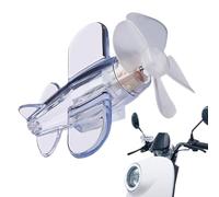 Generisch Monter l'avion, moulin à vent d'avion, décoration de guidon de scooter électrique, décoration extérieure de voiture alimentée par le vent, remorque de guidon de voiture électrique, moulin à