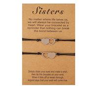 Generisch Montres-bracelets numériques sœur amour Charm Ce bracelet est une sorte et comme il est habituel pour les femmes Ensemble de bracelets sœurs et bagues, taille unique, Acier allié, Pas de