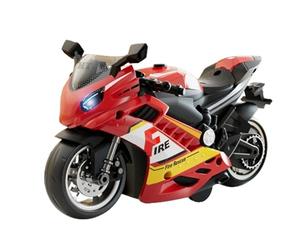 Generisch Moto Jouet, Ensemble de Jouets pour Moto, Moto électrique colorée, Mini Jouet éducatif avec Effets Lumineux et sonores pour