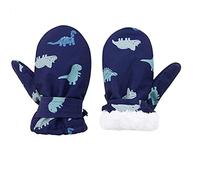 Generisch Moufles chaudes imperméables pour tout-petits, accessoires de neige de dessin animé pour bébé avec antidérapant (J, 2-4 ans)