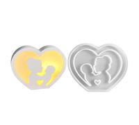 Generisch Moule à chocolat en silicone en forme de maman - Outils flexibles de qualité alimentaire pour femmes, , maison, fêtes, bureaux, décoration d'anniversaire