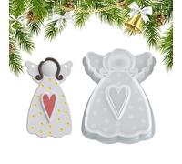 Generisch Moule à ciment en silicone de Noël - Pour événements à thème, ateliers, travaux manuels, enseignants d'art et artisanaux