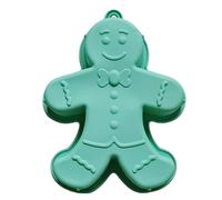 Generisch Moule à gâteau en silicone antiadhésif bonhomme en d'épices, bonhomme en d'épice, moule en silicone pour pâtisseries de Noël