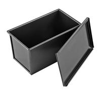 Generisch Moule à sandwich - Boîte à en d'aluminium antiadhésif - Moule de cuisson domestique - Résistant à la chaleur - Récipient de préparation de toasts - Cuisson de cuisine pour