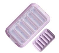 Generisch Moule à saucisse en silicone | Moule à plateau | Ustensiles de cuisine | Moule à 6 cavités pour saucisses faites maison, sur bâtonnets et