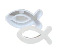 Generisch Moule de chandelier en forme de poisson - Décoration de table en silicone | Socle de bougie fait à la main | Support de fabrication Gips-Ornement Centre Présentation intérieure