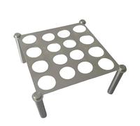 Generisch Moule en métal pour pièces d'échecs en résine - Support robuste pour les moules en résine - Accessoire indispensable pour créer un kit de jeu d'échecs - Maintien parfait pour un moulage et