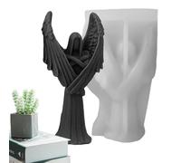 Generisch Moule en silicone - Design foncé - 3D - Avec ailes - Pour résine époxy - Moule flexible et réutilisable - Pour bricolage, décoration de la maison, projets artistiques