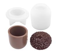 Generisch Moule en silicone en forme de pomme de pin, moules mignons en forme de pommes de pin, moules en silicone, boîte de rangement, moule en résine pour verre de rangement | Boîte de rangement en