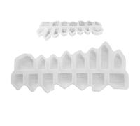 Generisch Moule en silicone époxy avec 15 cavités pour la fabrication de maison miniature | Moule en plâtre durable pour projets de résine DIY, savon, argile, fabrication de bougies et de décoration