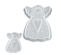 Generisch Moule en silicone, moules de Noël en silicone pour béton, pendentifs festifs, pour ateliers, activités de w nd, bricolage, professeurs d'art, créateurs de bijoux, designers