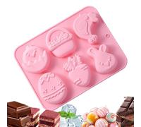 Generisch Moules à chocolat - Moule anti-adhésif pour projets d'artisanat créatifs - Pour mouler des bougies et du savon - Pour la fabrication de glaçons, savon, décoration de gâteaux, cupcakes