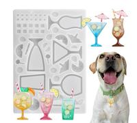 Generisch Moules à secouer en résine époxy - Moule en silicone Quicksand | Moule artisanal pour couler et façonner la résine époxy pour pendentifs, bricolage, projets d'artisanat, porte-clés, etc