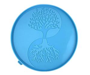 Generisch Moules en résine d'arbre de vie - Moule en silicone - Moules en résine époxy - Moules réutilisables pour les suspensions murales et les projets artistiques - Moules en résine pour la