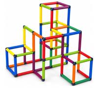Generisch Move and Stic Pyramide d'escalade ZOE Multicolore - Structure d'escalade pour enfants, intérieur et extérieur, système modulaire, jouet d'escalade extensible, résistant aux intempéries, 125