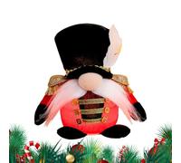 Generisch Nain lumineux - 16,5 x 12 x 8,5 cm - Grande figurine de soldat de Noël - Décoration festive et saisonnière - Style charmant - Pour l'extérieur, la cour, l'appartement, le dortoir, l'école