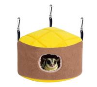 Generisch Nest Box Bird House Nid d'oiseau pour Cage | Lit à Ananas | Polaire Triangle Shotet Nid - Accessoire Confortable pour Cage d'hiver pour Hamster, Maison Suspendue Chaude pour Oiseaux