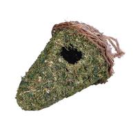 Generisch Nestest d'oiseaux - Construction en roseau tissé, respirant, design léger pour l'extérieur, structure en fibres naturelles | 12,5 x 20 cm clôture de jardin branche d'arbre voge