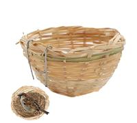 Generisch Nichoir pour oiseaux - Bois - Nid de pinson | Nid d'oiseau d'extérieur robuste et résistant aux intempéries pour jardin, terrasse, refuge et plaisir d'observation des oiseaux