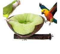 Generisch Nid d'oiseau de cockatiel - Nid d'oiseau chaud anti-crochetage, habitat doux, espace de sommeil sûr | Conure Lovebird Canary Nid d'hiver, confortable Aviary Home Decor Bird Accessoires pour