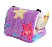 Generisch Nid d'oiseau douillet - Maison d'hiver moelleuse - Cachette chaude pour animaux de compagnie - Niche suspendue pour perruches, protection contre le froid, lieu de couchage, abri confortable