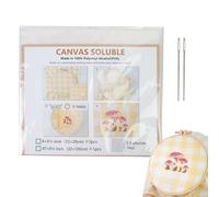 Generisch Non-tissé à Broder Soluble dans l'eau - de Broderie Soluble pour Broderies en Filigrane, stabilisateur pour Tissus délicats, Retrait Facile par rinçage | Idéal pour Les Machines à