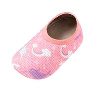 Generisch Non Walkers Baby Sole Slip First Chaussures Prewalker Chaussettes pour enfants Semelles douces et épaisses avec polaire Chaussures pour bébé Semelle en caoutchouc pour enfants, g, 1.5 Years