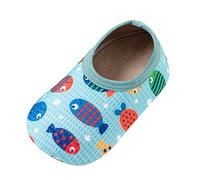 Generisch Non Walkers Baby Sole Slip First Chaussures Prewalker Chaussettes pour enfants Semelles douces et épaisses avec polaire Chaussures pour bébé Semelle en caoutchouc pour enfants, b, 3 ans